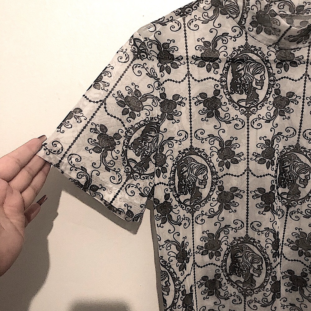 Skull cameo mesh bodysuit - Picture 3 of 6